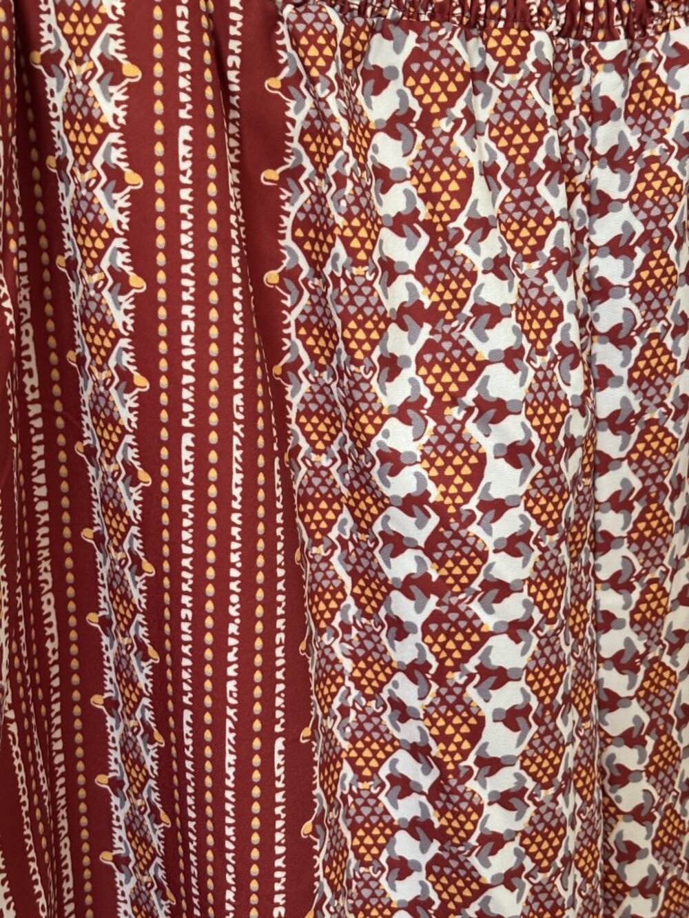 Cupshe Tribal Print Wide Leg Pants NWT Size L - Picture 2 of 8